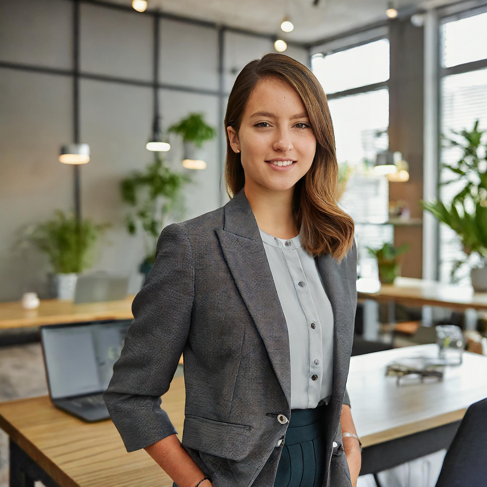 Claudia Müller, Steuerberaterin, moderne und freundliche Ausstrahlung