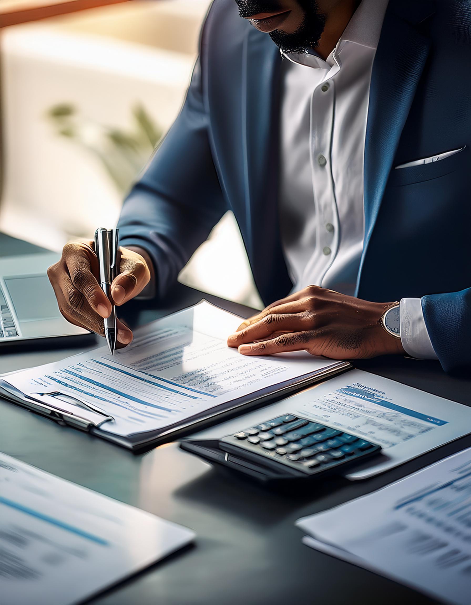 Lukas Fischer, Steuerberater, professioneller und zugänglicher Ausdruck